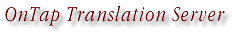 OnTap Translation Server